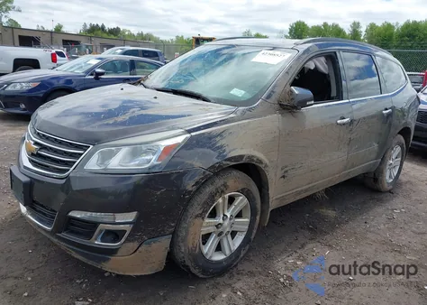 2014 Chevrolet Traverse 2Lt из США, поврежденный, VIN 1GNKVHKD7EJ377927